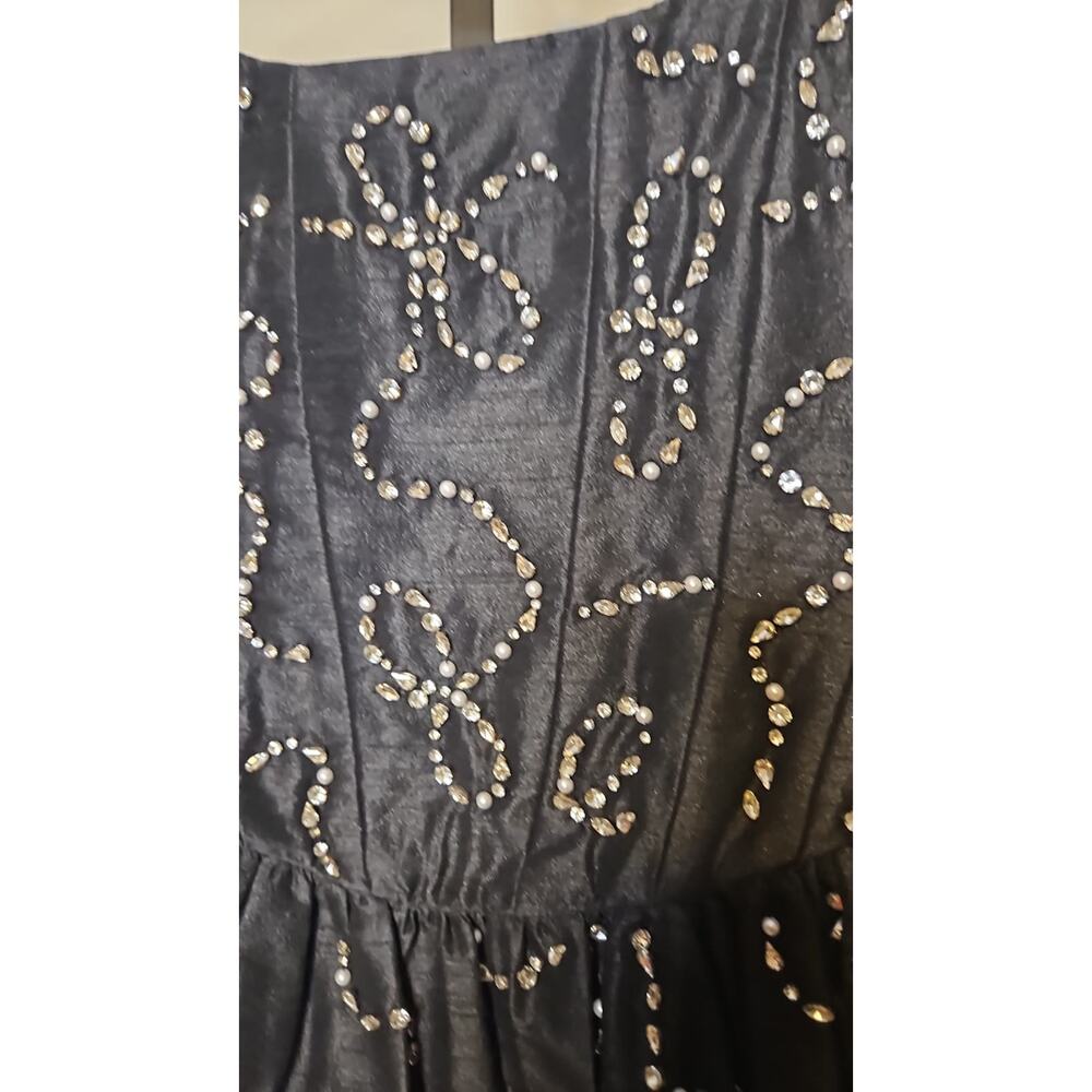 LoveShackFancy Brookhaven Crystal Embellished Party Mini Dress - Picture 6 of 10